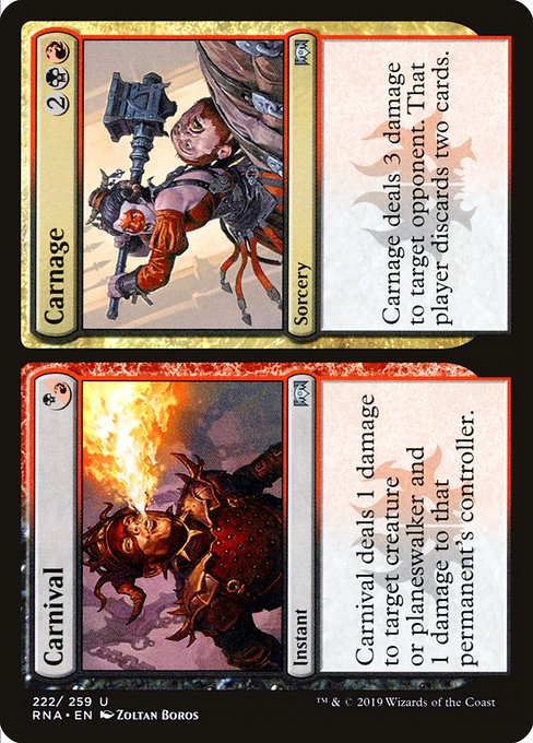 Carnival // Carnage - Ravnica Allegiance #222