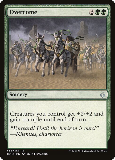 Overcome Hour of Devastation Magic: The Gathering card image