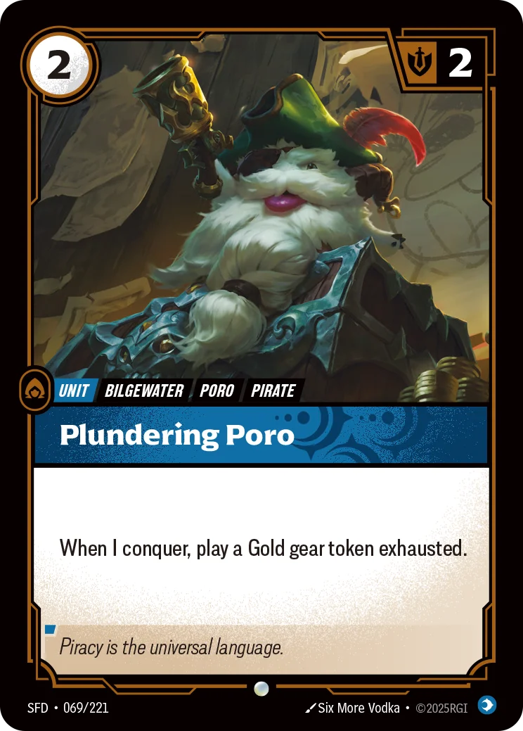 Plundering Poro Riftbound card image