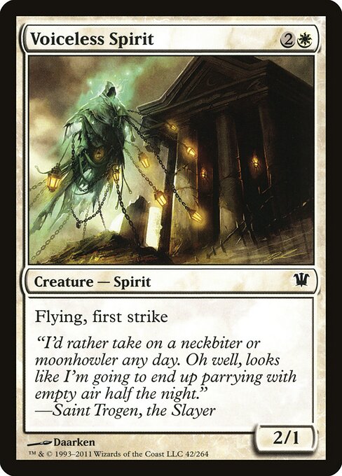 Voiceless Spirit Innistrad Magic: The Gathering card image