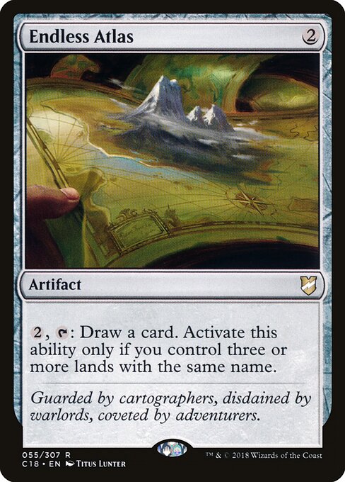 Endless Atlas Commander 2018 Magic: The Gathering card image