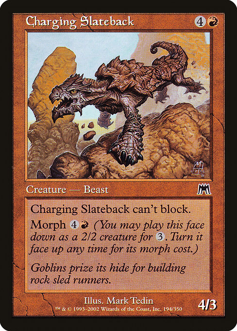 Charging Slateback - Onslaught #194