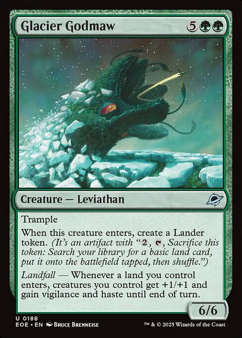 Glacier Godmaw - Edge of Eternities #188 Magic: The Gathering card image