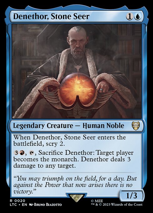 Denethor, Stone Seer - Tales of Middle-earth Commander #20