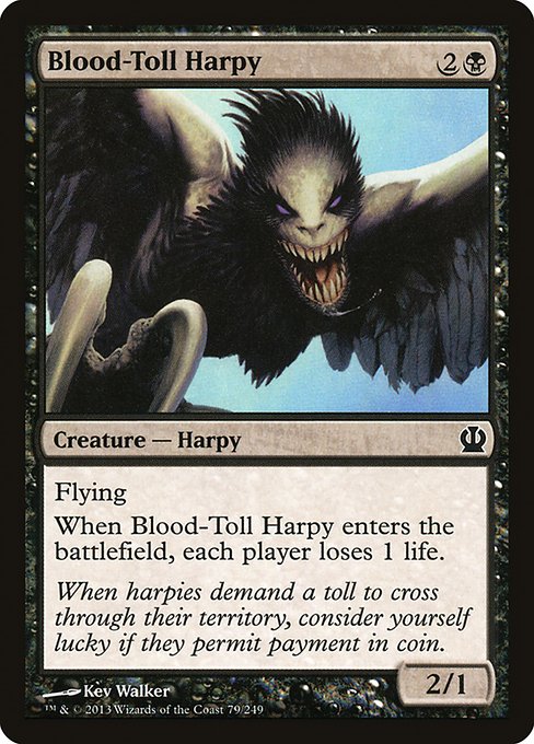 Blood-Toll Harpy - Theros #79