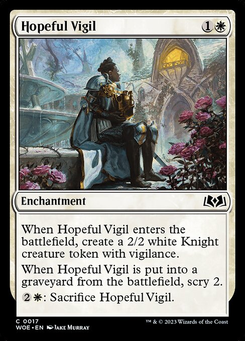 Hopeful Vigil - Wilds of Eldraine #17