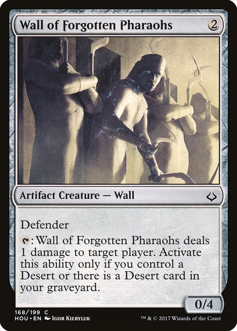 Wall of Forgotten Pharaohs Hour of Devastation Magic: The Gathering card image