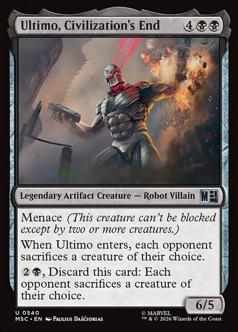 Ultimo, Civilization's End Marvel Super Heroes Commander Magic: The Gathering card image
