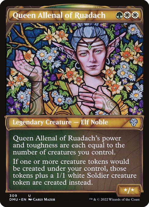 Queen Allenal of Ruadach - Dominaria United #309 - Near Mint - Foil
