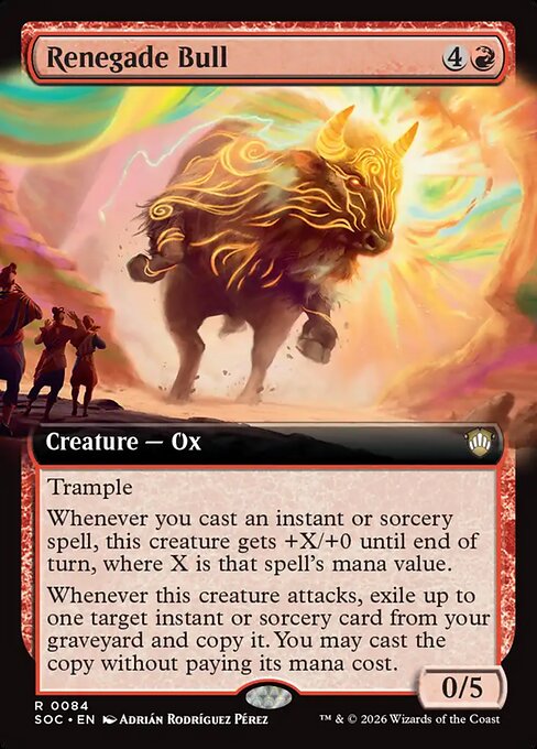 Renegade Bull - Secrets of Strixhaven Commander #84