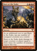 Burn at the Stake - Avacyn Restored #130 Magic: The Gathering card image