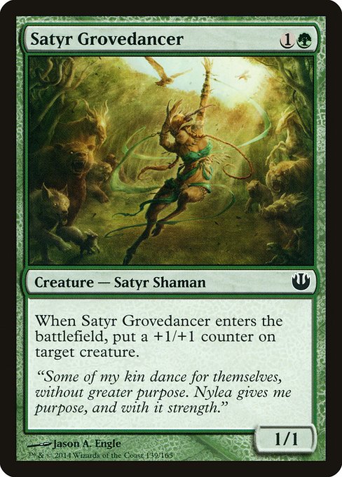 Satyr Grovedancer - Journey into Nyx #139 Magic: The Gathering card image