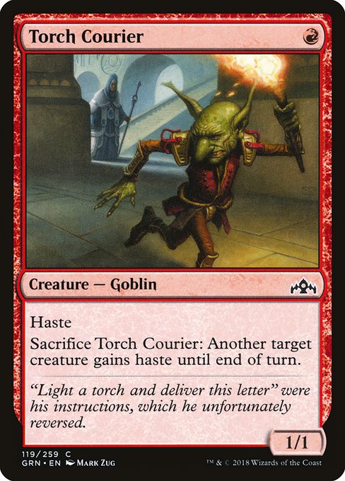 Torch Courier - Guilds of Ravnica #119 Magic: The Gathering card image
