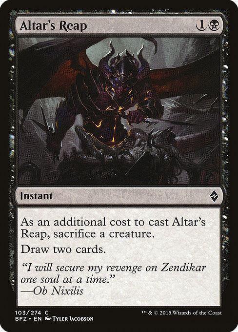 Altar's Reap - Battle for Zendikar #103