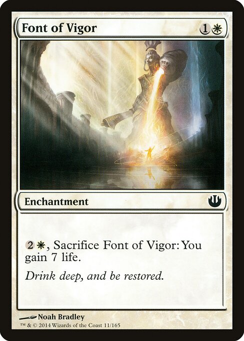 Font of Vigor Journey into Nyx Magic: The Gathering card image