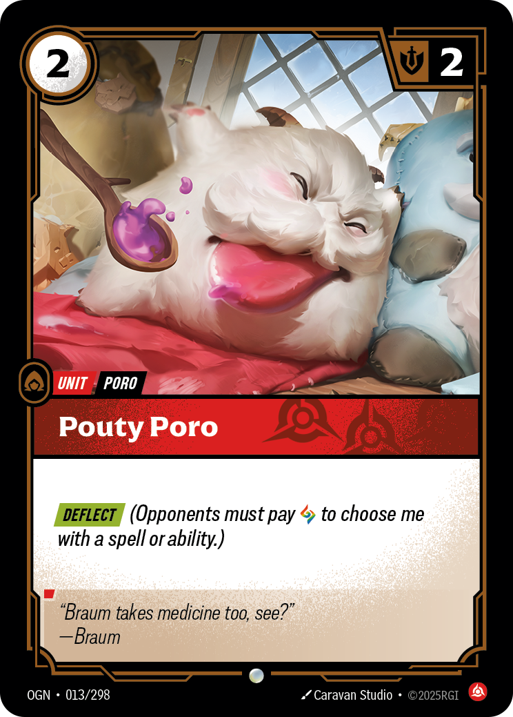 Pouty Poro Riftbound card image