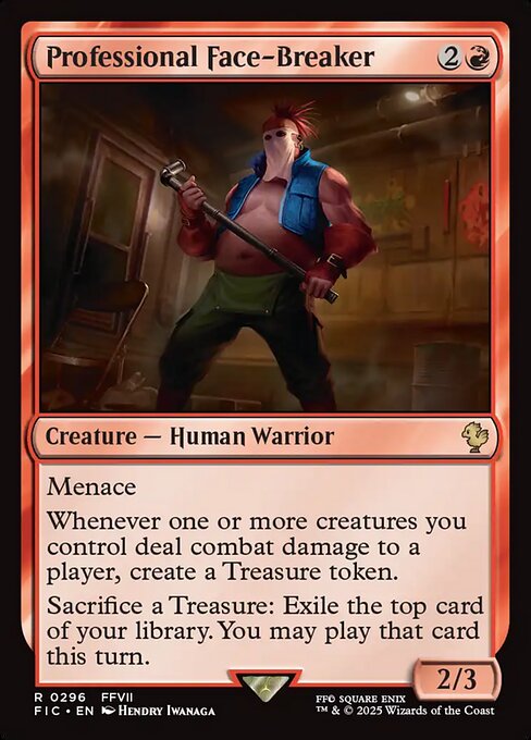 Professional Face-Breaker - Final Fantasy Commander #296 Magic: The Gathering card image