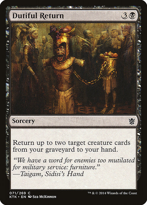 Dutiful Return - Khans of Tarkir #71