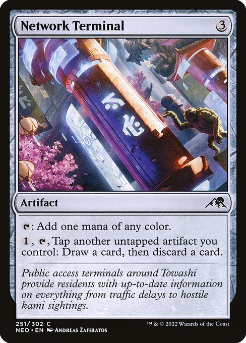 Network Terminal Kamigawa: Neon Dynasty Magic: The Gathering card image