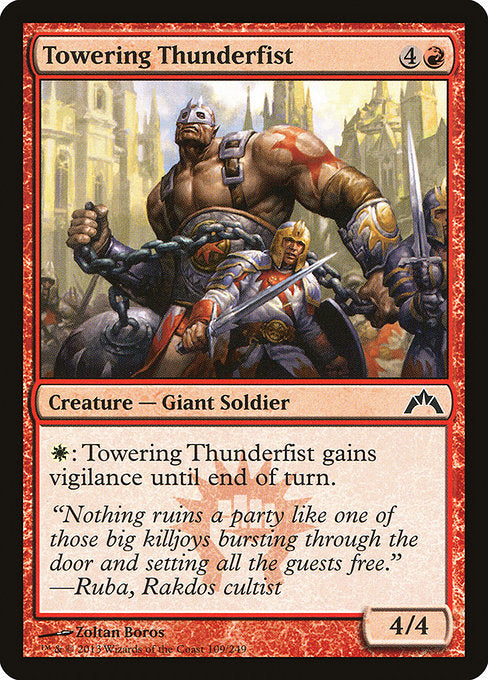 Towering Thunderfist - Gatecrash #109