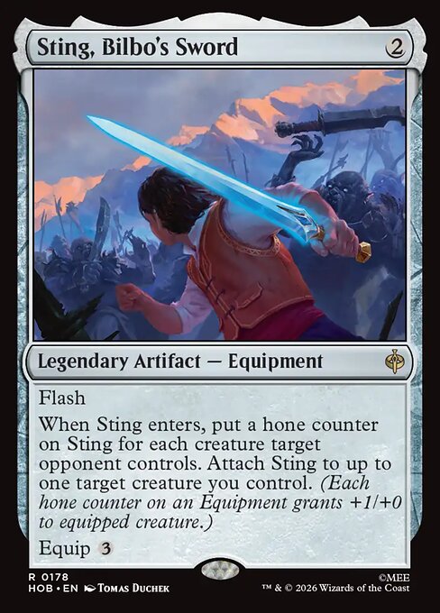 Sting, Bilbo's Sword HOB 178