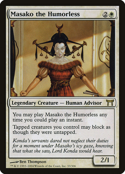 Masako the Humorless - Champions of Kamigawa #33