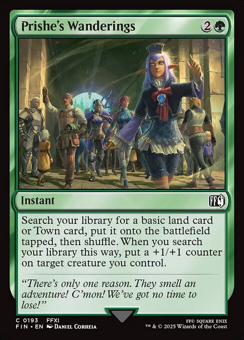 Prishe's Wanderings - Final Fantasy #193 Magic: The Gathering card image
