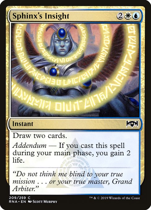 Sphinx's Insight - Ravnica Allegiance #209