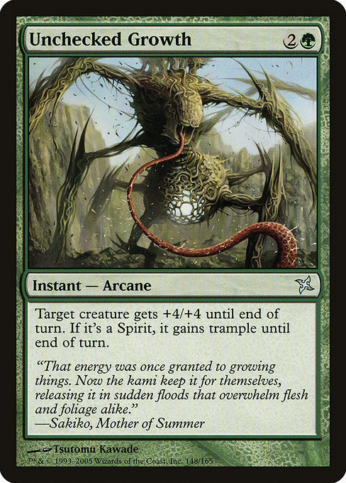 Unchecked Growth - Betrayers of Kamigawa #148
