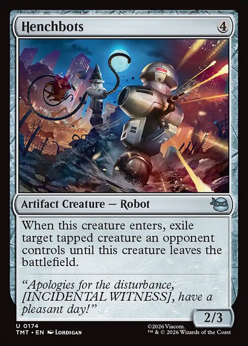 Henchbots Teenage Mutant Ninja Turtles Magic: The Gathering card image
