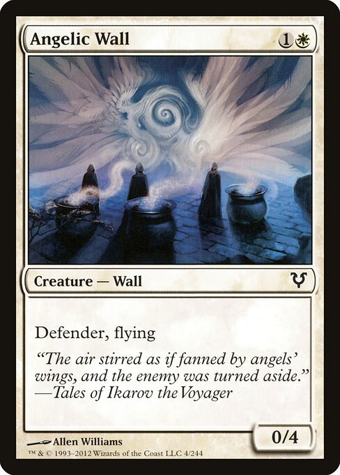 Angelic Wall Avacyn Restored Magic: The Gathering card image