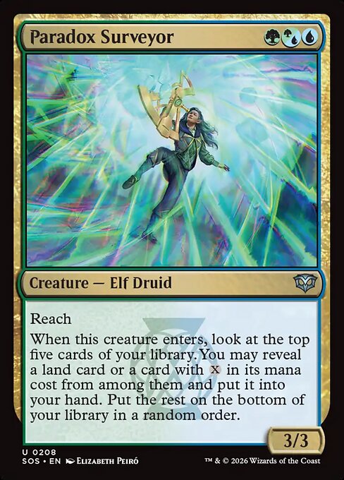 Paradox Surveyor Secrets of Strixhaven Magic: The Gathering card image