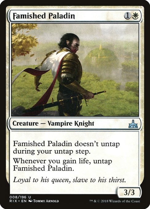 Famished Paladin - Rivals of Ixalan #8