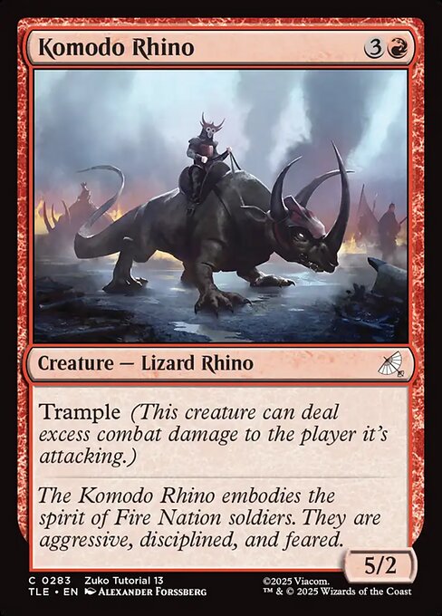 Komodo Rhino - Avatar: The Last Airbender Eternal #283