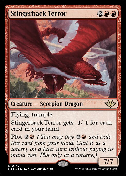 Stingerback Terror - Outlaws of Thunder Junction #147 Magic: The Gathering card image