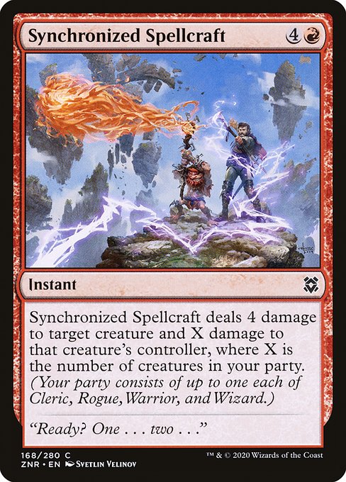 Synchronized Spellcraft - Zendikar Rising #168
