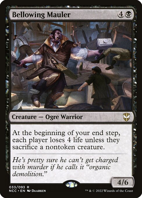 Bellowing Mauler - New Capenna Commander #33