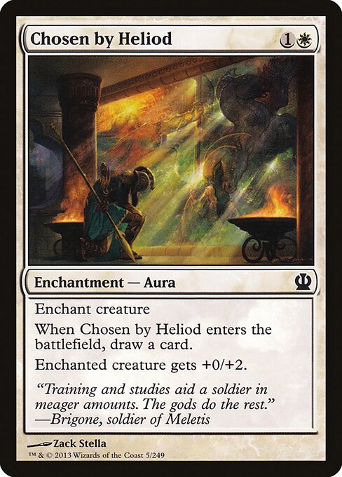 Chosen by Heliod Theros Magic: The Gathering card image