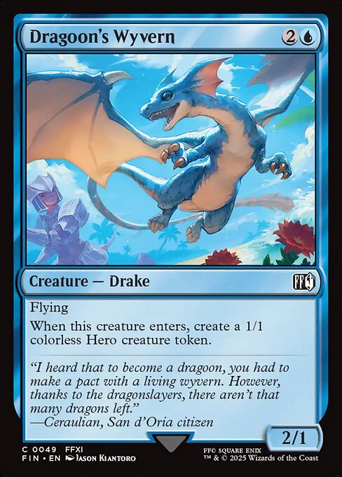 Dragoon's Wyvern - Final Fantasy #49 Magic: The Gathering card image