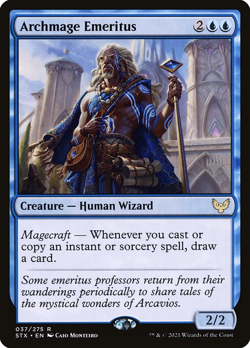 Archmage Emeritus - Strixhaven: School of Mages Promos #37p