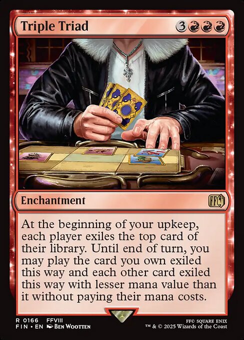 Triple Triad Final Fantasy Magic: The Gathering card image