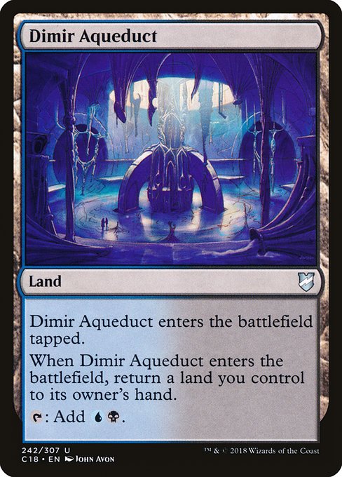 Dimir Aqueduct - Commander 2018 #242