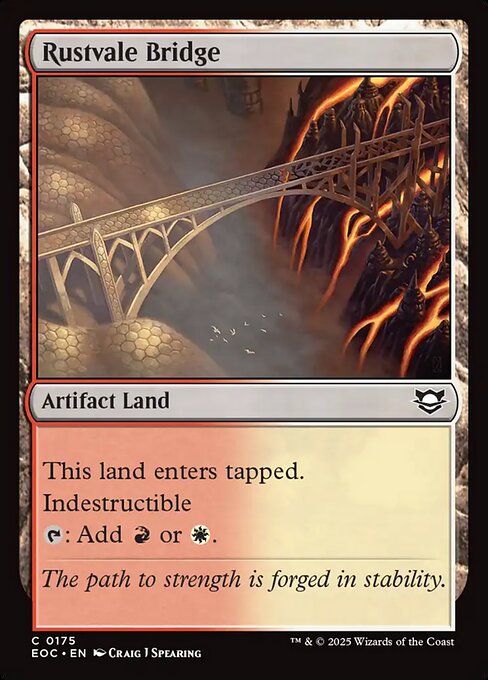 Rustvale Bridge - Edge of Eternities Commander #175