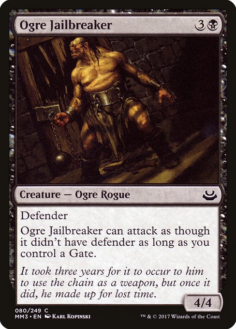 Ogre Jailbreaker - Modern Masters 2017 #80