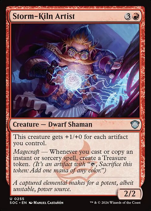 Storm-Kiln Artist - Secrets of Strixhaven Commander #255