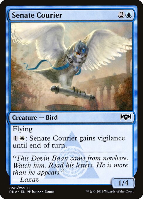 Senate Courier Ravnica Allegiance Magic: The Gathering card image
