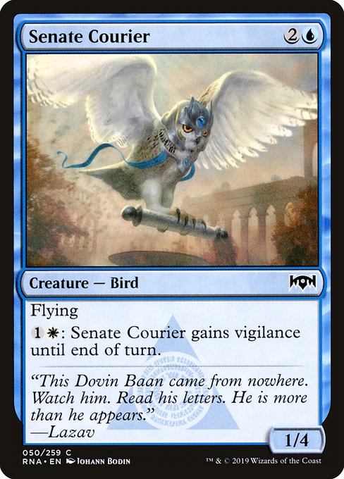 Senate Courier - Ravnica Allegiance #50 Magic: The Gathering card image