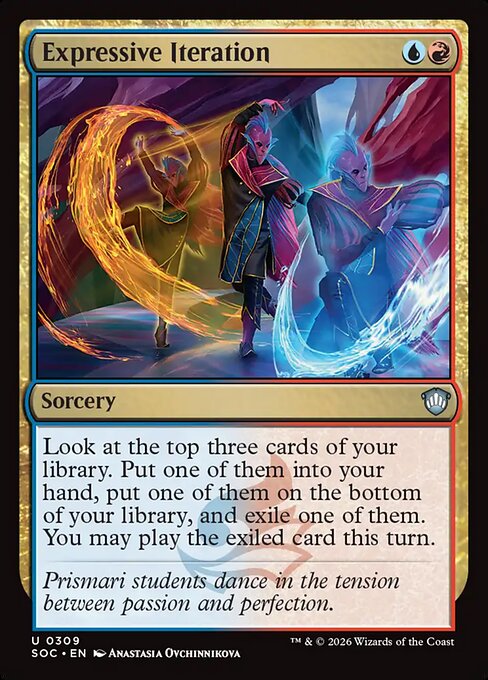 Expressive Iteration - Secrets of Strixhaven Commander #309