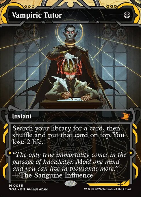 Vampiric Tutor - Secrets of Strixhaven Mystical Archive #35