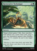 Restorative Technique Marvel Super Heroes Magic: The Gathering card image